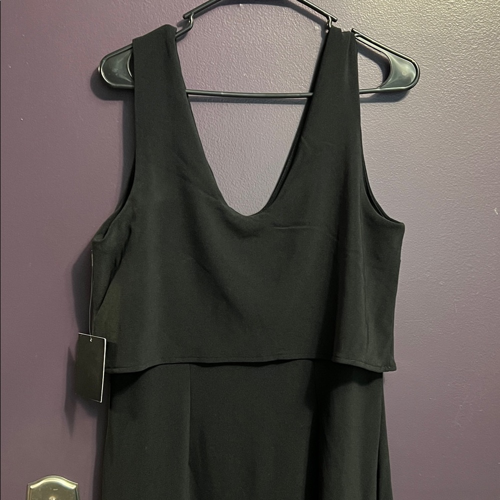 Boston Proper Elegant Black Dress